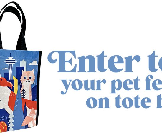 Enter to win your pet featured on tote bags